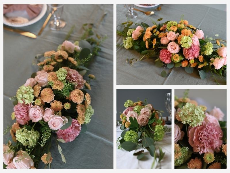 Borddekorationer til bryllupsfesten