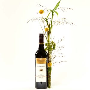 Rødvin, kreativt pyntet