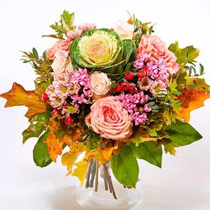 Lav tæt efterårsbuket