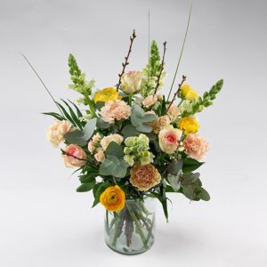 Glad og frisk forårs buket