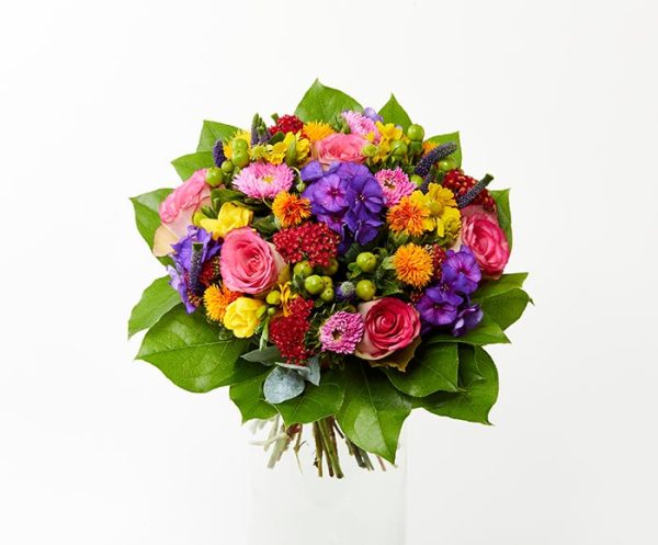 Farverigt blomstermix