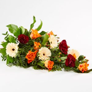 Bårebuket i efterårsstil