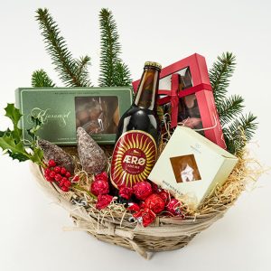 Julehyggelig gavekurv