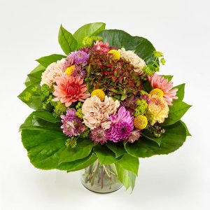 Farverig efterårsbuket