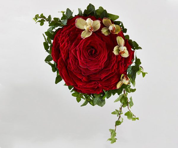 Syet rose i rød