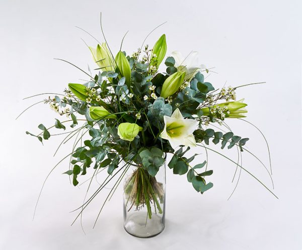 Buket med vase (øvrige formål)