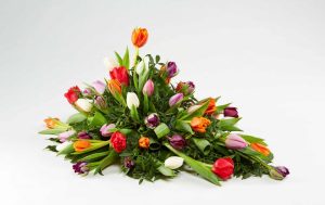 Båredekorationer til begravelse og bisættelse 