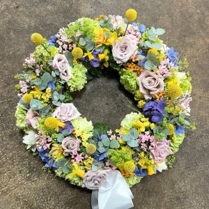 Floristens trylleri, begravelseskrans