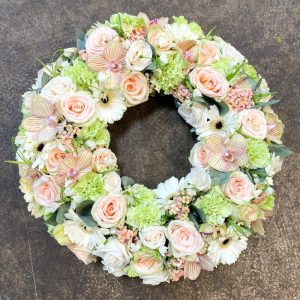 Floristens trylleri, begravelseskrans