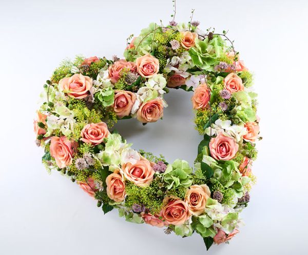 Åbent blomsterhjerte, floristens valg