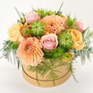 Georginer i æske, floristens valg