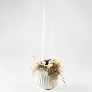 Juledekoration af tørrede blomster, floristens valg