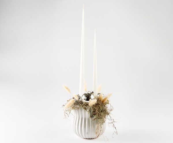 Juledekoration af tørrede blomster, floristens valg