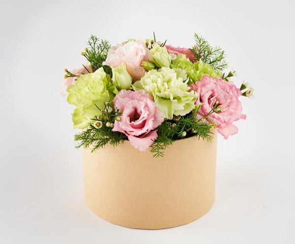 Vinter hyggelig blomsteræske, floristens valg