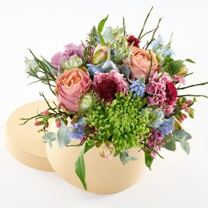 Pastel blomsteræske