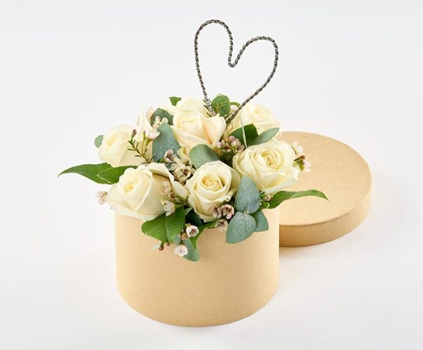 Valentins blomsteræske, floristens valg