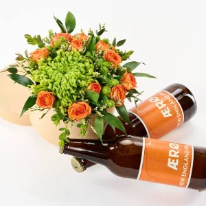 Fars blomsteræske med øl