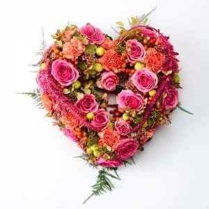 Varmt og åbent blomsterhjerte