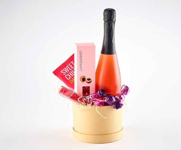 Godt til ganen æske, med rosévin