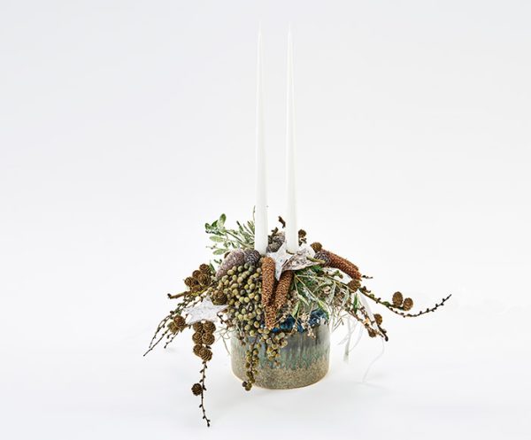 Stor receptions juledekoration i moderne stil