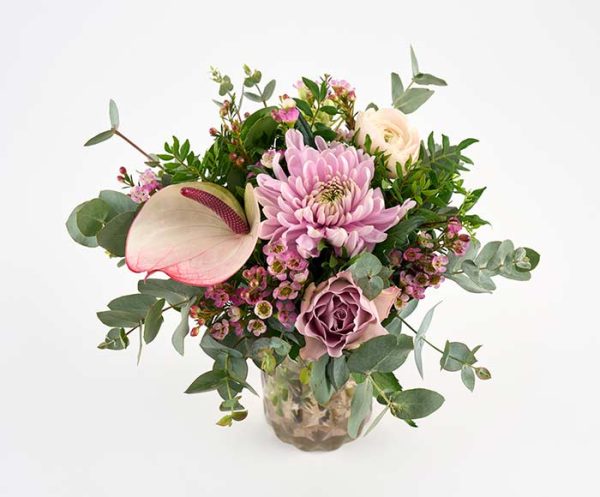 Lille og fin valentinsbuket, floristens valg