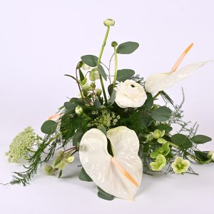 Elegant festdekoration til bord