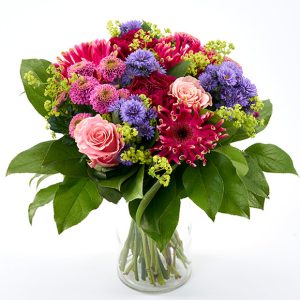 Mors farverige blomsterdrøm