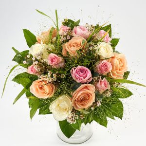Valentinsbuket af roser, floristens valg