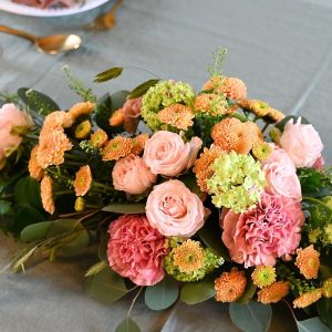 Borddekorationer og blomsterpynt
